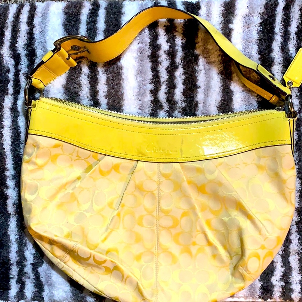Authentic Coach Yellow Signature “C” UNUSED Bag